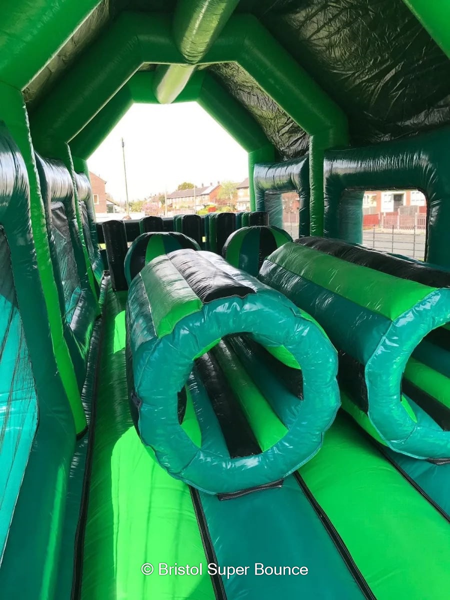 Adult/Child Giant boot camp assault course 64ft x14ft x16.5ft - Bouncy ...