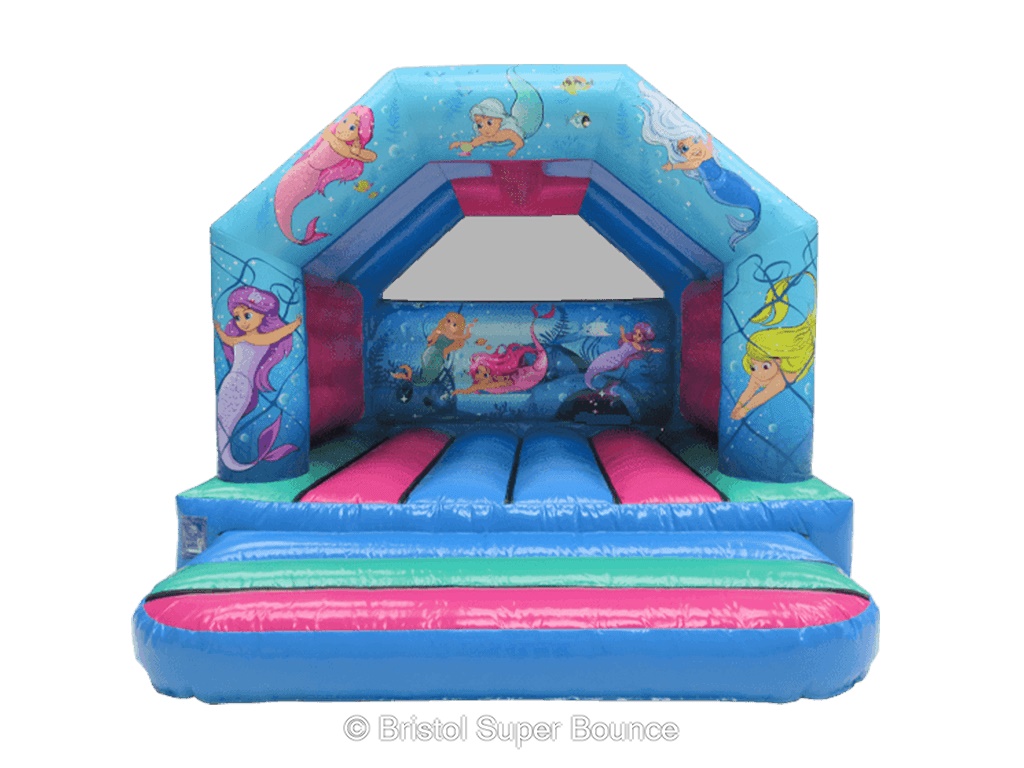 12X12 Mermaid castle Bouncy Castle Hire in Bristol, Weston Super Mare