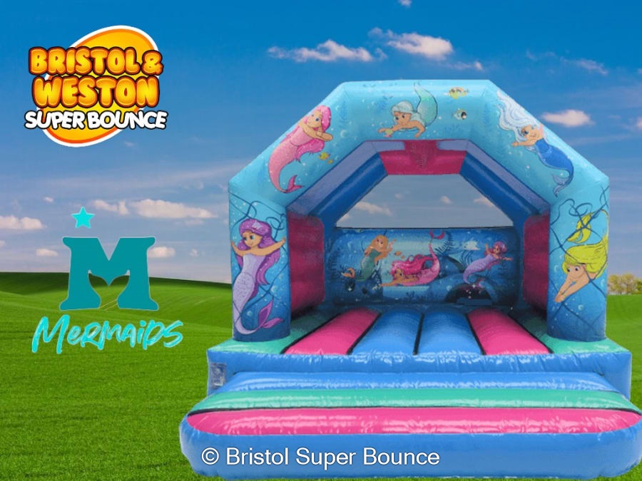 12X12 Mermaid castle Bouncy Castle Hire in Bristol, Weston Super Mare